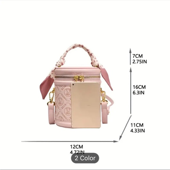 🎉HOST PICK🎉~ Pink Bear Bucket Bag 🧸 - Picture 3 of 7